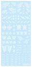 HI Q PARTS 1/12 TATTOO DECAL 02 SKULL CLEAR WHITE (1PCS), HIQ74490, by HI Q PARTS