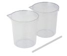 Mineshima Japan Beaker set 500cc 2pcs, MNSTM-22, by MINESHIMA