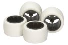 Tamiya Tamiya Mini 4WD 15415 GP415 Super X ・ XX Carbon Small Diameter Wheel & Barrel Tire White, TAM54159, by TAMIYA