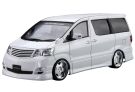Aoshima 1/24 SILK BLAZE MNH ANH10 15W ALPHARD '05, AOS52150, by AOSHIMA
