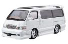 Aoshima 1/24 Azmax KZH 100 Hiace '99 (Toyota) plastic kit, AOS53560, by AOSHIMA