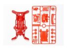 Tamiya 95250 MINI 4WD AR CHASSIS (RED), TAM52502, by TAMIYA