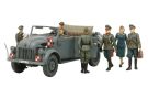 Tamiya 1/35 Military Miniature Series 25149 German Large Commander Car Command Wagen Headquarters Staff Set, TAM51490, by TAMIYA