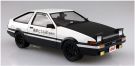 Aoshima 1/24 Initial D No.1 Takumi Fujiwara AE86 Treno Project D Model, AOS59579, by AOSHIMA