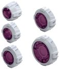 Bandai Builder's Parts HD MS Site Lens 01 Red (Non Scale), BAN11764, by BANDAI