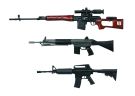 Platz 1/12 GUN-2 Realistic Weapon Series Realistic rifle Plastic kit, PLZ34608, by PLATZ