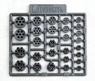 Kotobukiya M.S.G Modeling support Goods P135R Plastic unit Gatling, KBY59717, by KOTOBUKIYA