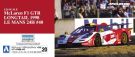 1/24 McLaren F1 GTR Long Tail 1998 Le Mans 24h #40, AOS14189, by AOSHIMA
