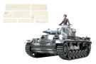 Tamiya 1/35 Military Miniature Series PANZERKAMPFWAGEN III AUSF.N (WITH ABER ETCHING PARTS/METAL GUN BARREL), TAM51599, by TAMIYA