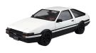 Aoshima 1/24 Toyota AE86 Trueno '83 (White / Black), AOS53140, by AOSHIMA