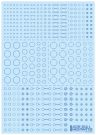 HI Q PARTS ACCENT DECAL A BLUE (1PCS), HIQ74902, by HI Q PARTS