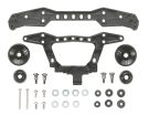 TAMIYA GP412 strengthening R Double Roller Stay (3-point fixed), TAM15412, by TAMIYA