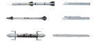 Hasegawa  1/72 Aircraft Weapon Ⅷ American air-to-air missiles and jamming pod, HASX72-13, by HASEGAWA