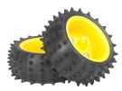 TAMIYA Pin spike tire set (65mm diameter), TAM70194, by TAMIYA