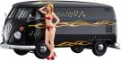 Hasegawa 1/24 Volkswagen Type 2 Delivery Van Fire Pattern w/Blonde Girl Figure, HSGSP464, by HASEGAWA