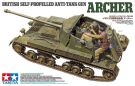 Tamiya 1/35 MM British anti-tank car self-propelled gun Archer, TAM53569, by TAMIYA