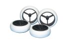 Tamiya Tamiya Mini 4WD 15414 GP414 Super X ・ XX Carbon Large Diameter Narrow Wheel & Barrel Tire White, TAM54142, by TAMIYA