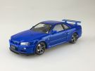 Aoshima 1/24 Prepaint model (Painted Plastic model) 31 R34 Skyline GT - R V - Spec II (Bayside Blue), AOS08591, by AOSHIMA