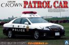 Aoshima  1/24 pre-painted 200 Crown Patrol Car Metropolitan Police Department, AOS04951, by AOSHIMA