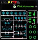 Aoshima 1/24 Bell Kit (Skynet) 2 Gravel Trans Kit (for Skoda Fabia S2000 EVO), AOS84342, by AOSHIMA