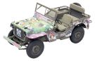 Fine Molds 1/20 Girls & Panzer America Army 1/4 Ton 4 x 4 Track, FIN11031, by Fine Molds