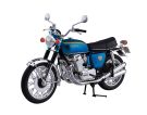 Aoshima Aoshima Skynet Honda CB750FOUR (K0) Candy Blue 1/12 Scale Finished Model, AOS04316, by AOSHIMA