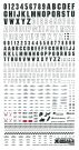 Option System Series X ・ Decal 4 (Black) OP 472, WAV14726, by WAVE