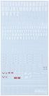 Option System Series X ・ Decal 4 (White) OP 471, WAV14719, by WAVE