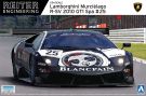 Aoshima1/24 Model Kit Reiter Lamborghini Murcielago LP670 R-SV 2010 GT1, AOS07136, by AOSHIMA