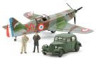 TAMIYA 1/48 Devoatinu D.520 staff with car, TAM61109, by TAMIYA
