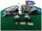 Aoshima 1/24 Cyber Formula Sugo Asurada G.S.X Detail Parts Set, AOS56080, by AOSHIMA