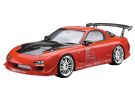 Aoshima 1/24  The tuned car No.9 VERTEX FD3S RX-7 '99 (MAZDA), AOS58398, by AOSHIMA