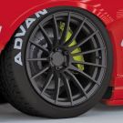 Aoshima 1/24 The Tuned parts 106 Enkei RS05RR 18-inch, AOS06119, by AOSHIMA