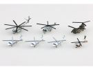 Aoshima 1/700 Waterline No.548 Japan Maritime Self-Defense Force Helicopter Set, AOS02667, by AOSHIMA
