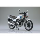 Aoshima SKYNET 1/12 Complete Motorcycle Model Honda CBX400F Pearl Shell White (CBX550F Ver.), AOS12014, by AOSHIMA