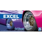 Aoshima 1/24 The Tuned Parts No.80 Excel 14 Inch, AOS54710, by AOSHIMA