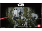 BANDAI Star Wars Plastic Model Kit 1/48 AT-ST, BAN48694, by BANDAI