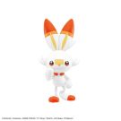 Bandai Pokemon Plamo Collection Quick!! 05 Scorbunny, BAN15558, by BANDAI