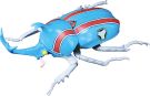 Fujimi Jiyuu Kenkyuu Series No.212 Time Bokan Edition Rhinoceros Beetle Time Mechabuton Specifications, FUJ71326, by FUJIMI