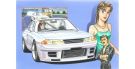Fujimi 1/24 Wangan Midnight Series No.3 Nissan Skyline GT-R (R32) Reina, FUJ72002, by FUJIMI