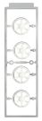 Fujimi 1/24 VOLK RACING TE37 18-INCH, FUJ93502, by FUJIMI