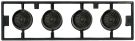 Fujimi 1/24 VOLK RACING MESH 14-INCH, FUJ93526, by FUJIMI