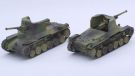 Fujimi 1/76 Special World Armor Series IJA TYPE 1 HO-NI I (2PCS), FUJ62401, by FUJIMI