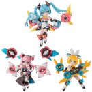 MegaHouse Desktop Singer Hatsune Miku Series 3Pack BOX, MEG29314, by MEGAHOUSE