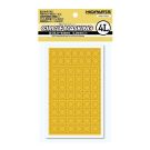 HI Q PARTS Round Masking Sticker 4L (9.0-9.8mm) (1pk), HIQ75985, by HI Q PARTS