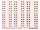 HI Q PARTS 1/12 2-C Custom Eye Decal (1 pcs), HIQ74155, by HI Q PARTS