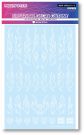 HI Q PARTS Fire Tribal Decal Outline White (1pcs), HIQ77330, by HI Q PARTS