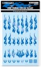 HI Q PARTS Fire Tribal Decal Solid Metallic Blue (1pcs), HIQ77491, by HI Q PARTS
