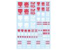 HI Q PARTS JPN DECAL 01 RED (1PC), HIQ75091, by HI Q PARTS
