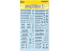 HI Q PARTS LGM Decal 1 Gray (1 piece), HIQ77798, by HI Q PARTS
